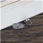 SG Store 10 Paires de Plaquettes de Nez pour Lunettes en Silicone Ovale en Forme de D 7 X 14 Mm Compatible avec Tom Ford les Lun