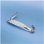 SG Store 5pcs Leurres de Pêche en Mer en Métal Argenté de 65 Mm avec Hameçons Triples Et 10 émerillons pour Bar Maquereau Truite