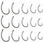 SG Store Lot de 50pcs Hameçons Barbelés pour Carpe 2 4 6 8 10 Acier à Haute Teneur Carbone pour Pêche à Carpe Eau Douce Et Eau S