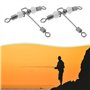 Briny River Lot de 30 émerillons Lumineux à 3 Voies de Type T 6 Spécifications Compatible avec Appâts Souples Appâts Durs Plombs