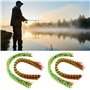 Briny River Lot de 20 jupes en silicone à 40 brins - Jigs de rechange - Pour la fabrication de leurres de pêche - Jupe souple po