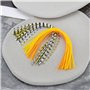 Briny River Lot de 20 jupes en silicone à 40 brins - Jigs de rechange - Pour la fabrication de leurres de pêche - Jupe souple po