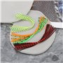 Briny River Lot de 20 jupes en silicone à 40 brins - Jigs de rechange - Pour la fabrication de leurres de pêche - Jupe souple po