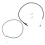 Briny River Lot de 2 câbles d'unité de commande de volet d'air de chauffage 7701473284 compatible avec Renault TRAFIC 2 Compatib