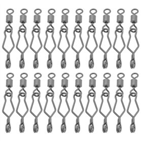 Briny River Lot de 50 Clips de Pêche Rapides de 3