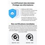 Tapo Caméra Surveillance WiFi intérieure 2K(3MP) Tapo C210 2 Pack, Détection de personne, Audio Bidirectionnel, Compatible avec 