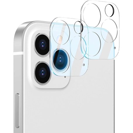 [Lot de 2] Protection d'appareil photo pour iPhone 11 Pro/11 Pro Max Protection d'objectif 3D Dureté 9H Verre de protection d'ap