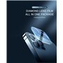 [Lot de 2] Protection d'appareil photo pour iPhone 11 Pro/11 Pro Max Protection d'objectif 3D Dureté 9H Verre de protection d'ap