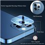 [Lot de 2] Protection d'appareil photo pour iPhone 11 Pro/11 Pro Max Protection d'objectif 3D Dureté 9H Verre de protection d'ap