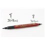 Zebra Double Sided Disposable Brush Sign Pen - Fine & Medium