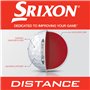 Srixon Distance 9 {Ancien Modèle}- 12 Balles de Golf - Haute Vélocité et Réactivité - Résistantes et Durables - Accessoires de G