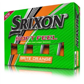 Srixon Soft Feel Brite Orange (12 Balles Golf Orange Mat)