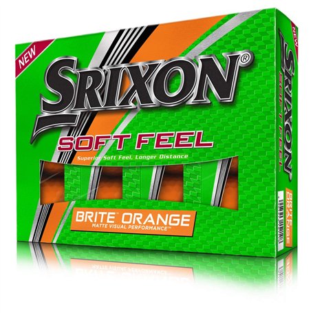 Srixon Soft Feel Brite Orange (12 Balles Golf Orange Mat)