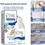 2 Pcs Dry Foam Cleaner, Clothing Dry Cleaning Spray, Multi-purpose Dry Cleaning Clothing Cleansing Foam Rinse-Free Agent, Wash-f