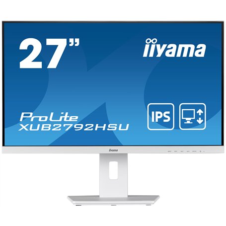 iiyama Prolite XUB2792HSU-W5 LED écran PC 27" 1920 x 1080 Pixels Full HD Blanc