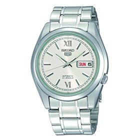seiko Mixte Adulte Analogique Automatique Montre avec Bracelet en Acier Inoxydable
