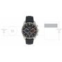 Seiko Hommes Analogique Quartz Montre avec Bracelet en Silicone SSB347P1