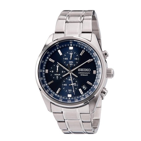 Seiko Homme Analogique Quartz Japonais Montre avec Bracelet en Acier Inoxydable SSB377P1