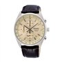 Seiko Homme Analogique Quartz Japonais Montre avec Bracelet en Cuir véritable SSB383P1
