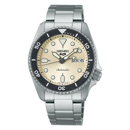 Seiko 5 Sports skx Automatique « midi » (38 mm) Cadran Monochrome/Acier Inoxydable SRPK31K1