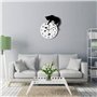 hufeng Horloge Murale Timelike Fishbowl Chat Horloges Murales Créatives Maison Bricolage Décoration Montre/Chat sur Horloge Salo