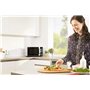 Sharp R-860S Micro-ondes Combiné 25 litres à plateau fixe - Argent
