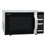 Sharp R-860S Micro-ondes Combiné 25 litres à plateau fixe - Argent