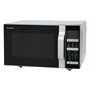 Sharp R-860S Micro-ondes Combiné 25 litres à plateau fixe - Argent