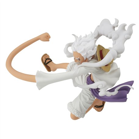 Banpresto Figurine d'action Monkey D. Luffy Gear5 One Piece - Battle Record Collection 13 cm BP88811P Multicolore