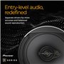 Pioneer TS-A1371F Haut-parleurs Voiture coaxiaux 3 Voies de 13cm, Puissance 300 Watts