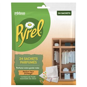 Pyrel Sachets Parfumes Fleur D'Oranger - Avec Huile Essentielle De Citron