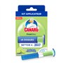 Canard WC Fresh Disc Fraîcheur Citron Vert - Bloc WC Sans Cage Nettoyant - Nettoie à 360° - Nouvel Emballage 100% Carton - 1 App
