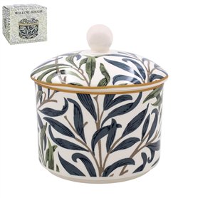 Lesser & Pavey William Morris Sucrier en céramique avec couvercles Design britannique en forme de branche de saule avec couvercl