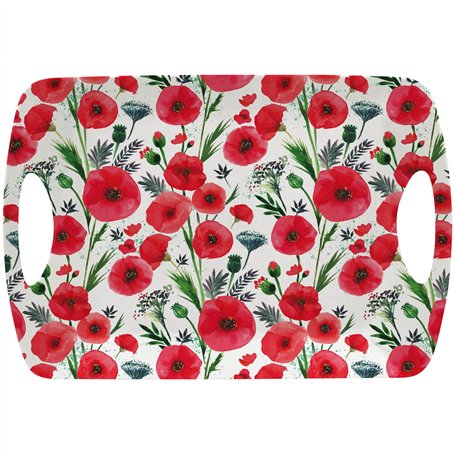 The Leonardo Collection Finola Grand plateau empilable en forme de coquelicot pour servir des plats | Plateaux de service pour a