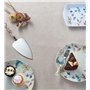 Price & Kensington Lot de 4 fourchettes à gâteau prairie