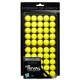 Nerf Rival Lot de 50 recharges Rondes