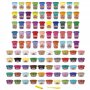 Play-Doh Wow Coffret 100 Couleurs, inclut 100 Pots de pâte à Modeler, 3+ ans