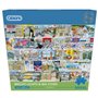 Gibsons Bright Lights & Big Cities | Puzzle de 500 pièces XL pour adultes | Val Goldfinch Europe Landmarks Durable Premium 100 %