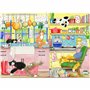 Catastrophe Cottage – Puzzle de 4 x 500 pièces | Puzzle multi-boîtes | Puzzle durable pour adultes | Planche 100 % recyclée de q