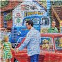 Sortie en famille | Puzzle de 4 x 500 pièces | Puzzle multi-boîtes | Puzzle durable pour adultes | Planche 100 % recyclée de qua