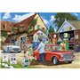 Sortie en famille | Puzzle de 4 x 500 pièces | Puzzle multi-boîtes | Puzzle durable pour adultes | Planche 100 % recyclée de qua