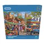 Gibsons York Market – Puzzle de 1000 pièces nostalgique belle œuvre d'art colorée durable pour adultes et adolescents en carton 