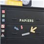 AVERY - 3 Feuilles Papier Magnétique Blanc Personnalisables - Format A4 - Comptaible Machine de Découpe - Impression Jet d’Encre