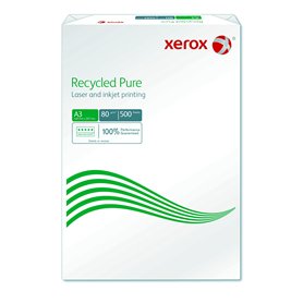 Xerox Recycled Pure Papier 003R98105 Lot de 500 feuilles de papier recyclé pour imprimante laser et photocopieuse Format A3 80 g