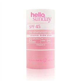 The Shimmer One Mineral Glow Stick SPF 45 Pa Plus by Hello Sunday for Women - 0.7 oz Sunscreen