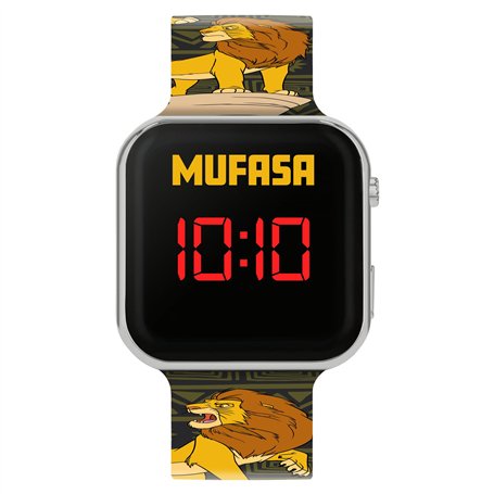 Disney LKG4010 Montre numérique LED avec bracelet en silicone Noir