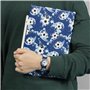 Tikkers Ensemble montre et bloc de dessin 3D en silicone avec bracelet de football, bleu, Classique