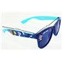 George Pig Ensemble de lunettes de soleil et casquette de baseball pour enfant Protection UV 100 %, bleu, taille unique