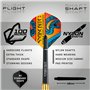 RED DRAGON Peter Wright « Snakebite » v Gerwyn Price 'Iceman' DWC Steel Tip Jeu de fléchettes en Laiton avec ailettes et tiges
