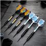 RED DRAGON Peter Wright « Snakebite » v Gerwyn Price 'Iceman' DWC Steel Tip Jeu de fléchettes en Laiton avec ailettes et tiges